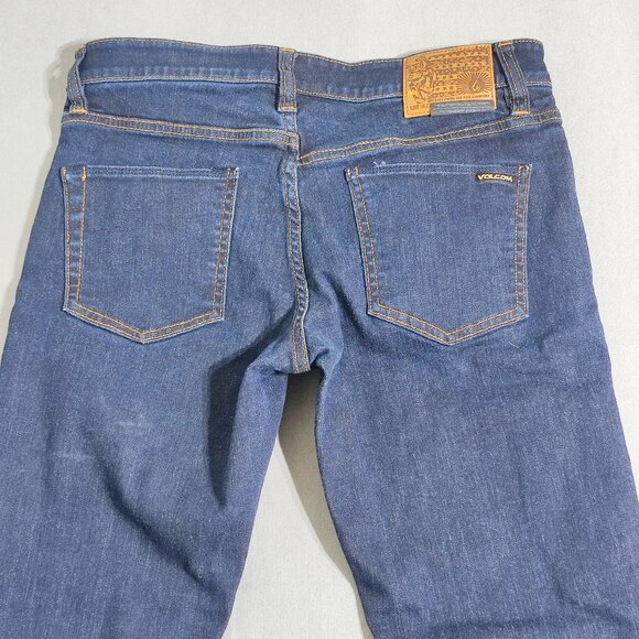 Volcom Vorta jeans men's size 30 Atlantic blue colour Slim Straight - Picture 4 of 13